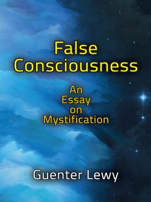 cover image of False Consciousness